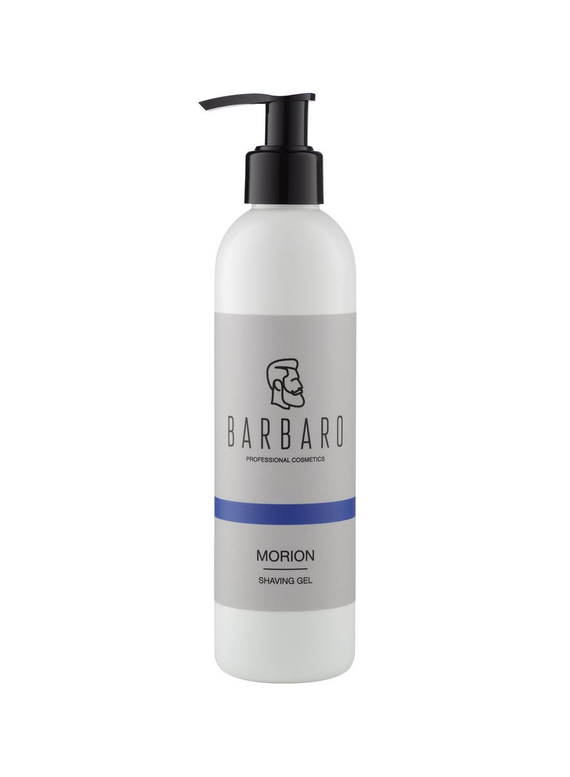 Clear Shave Gel – Non Foaming Transparent Shaving Gel for Comfortable & Precise Shaving Morion, 200 ml.